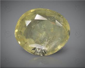 Yellow Sapphire Unheated & Untreated Natural Certified 3.06  CTS.  (  42470  DIN  )